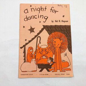 Songbook Music A Night for Dancing Hal H. Hopson Choristers Guild PB 16 pages